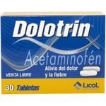 Dolotrin 325 Mg Analgésico Alivio del Dolor x