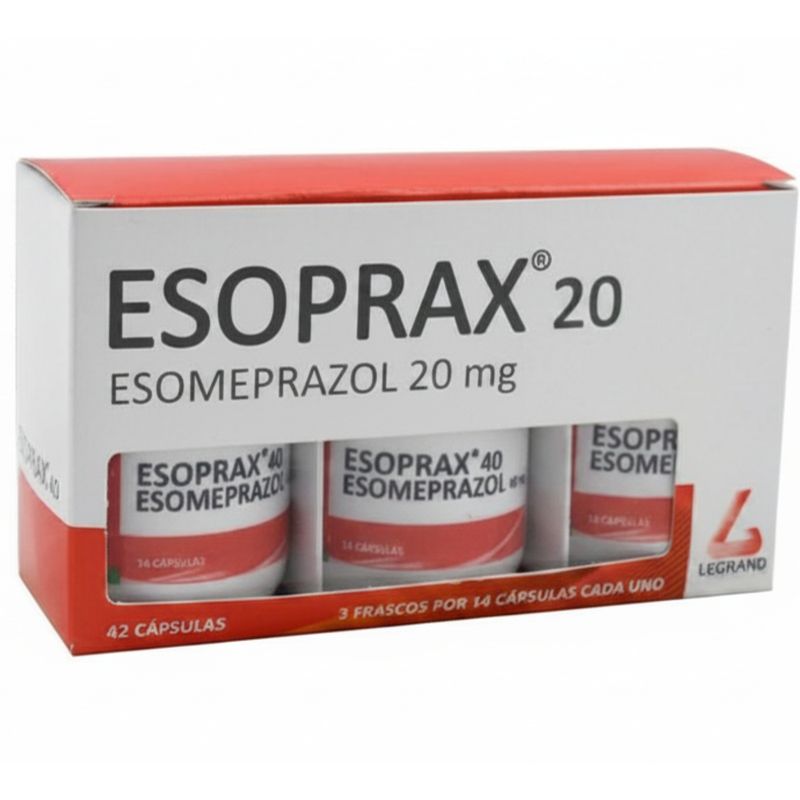 Esoprax 20 Mg Esomeprazol Protector Gástrico