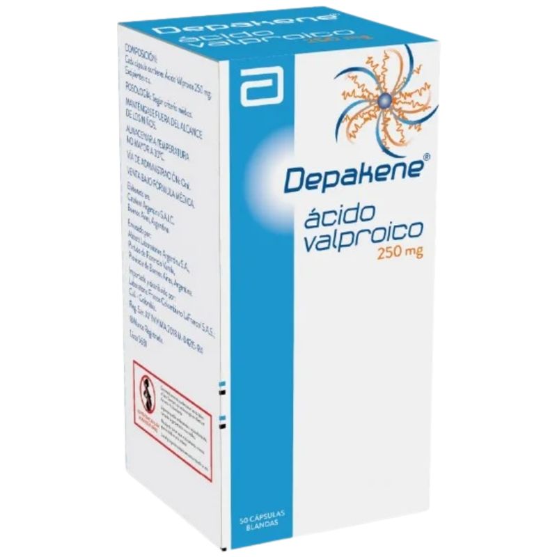 Depakene 250 Mg Anticonvulsivante Ácido