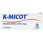 K Mikot 250 Mg Antimicótico Oral Terbinafina