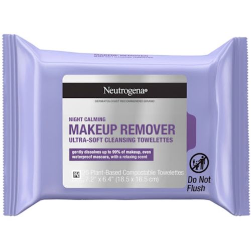 Toallas Desmaquillantes Neutrogena Night Calming Paquete x 25 Unidades