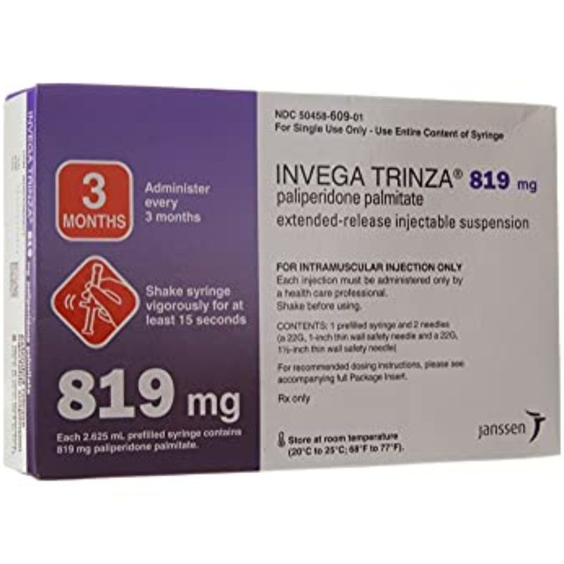 Antipsicótico Invega Trinza 819 Mg x 1 Jeringa