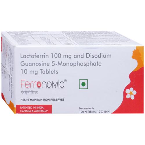 Antianémico Ferronomic 100 mg Caja x 100 Tabletas