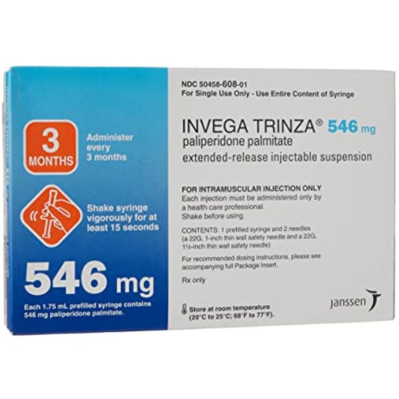 Antipsicótico Invega Trinza 546 Mg x 1 Jeringa