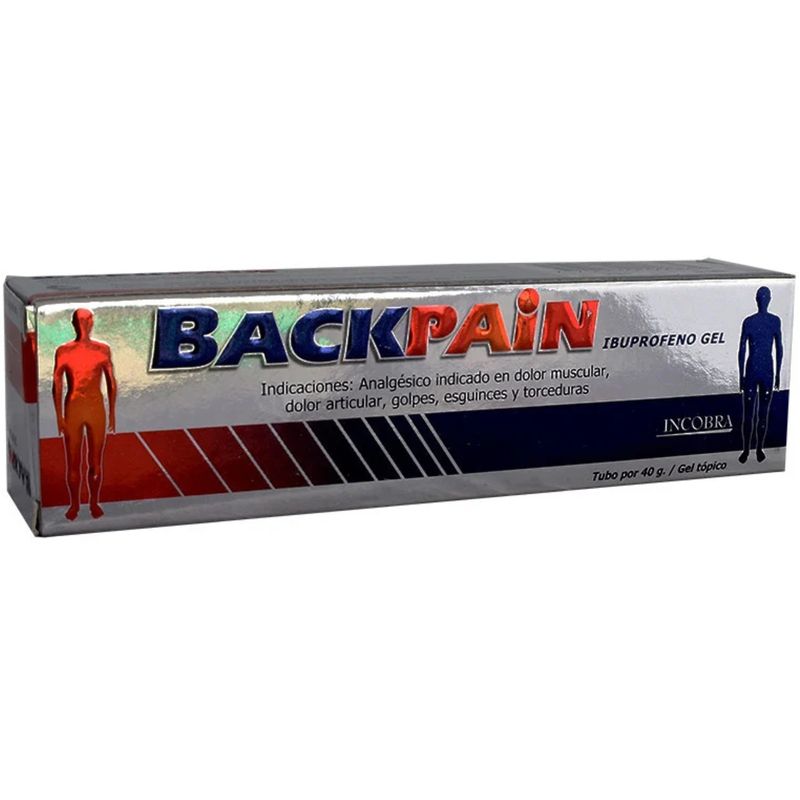 Gel Analgésico Tópico Backpain Tubo x 40 G