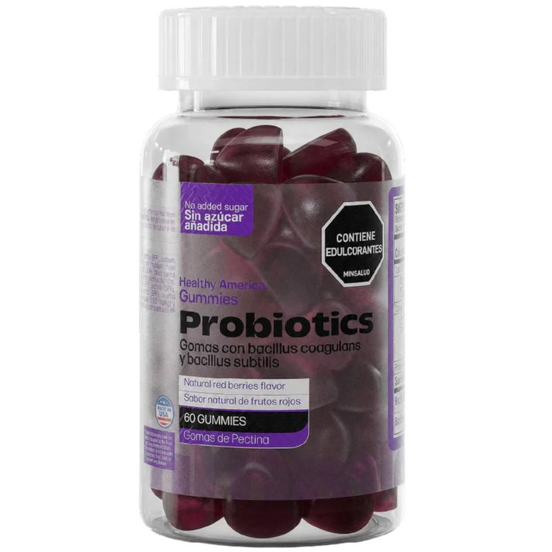Suplemento Probióticos Digestivos x 60 Gomas