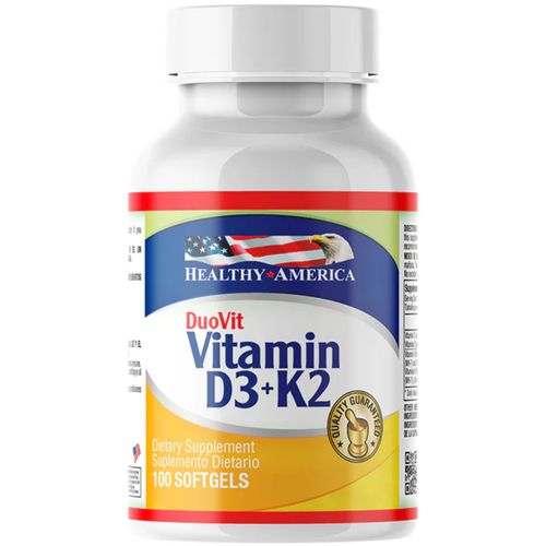 Suplemento Duovit Vitamina D3 + K2 Frasco x 100 Softgels
