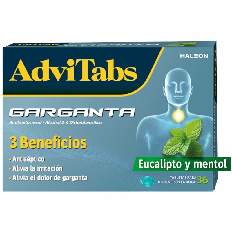 Advitabs Analgésico Bucal Caja x 36 Tabletas
