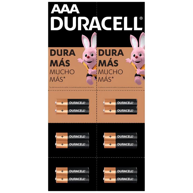 Pilas Alcalinas Duracell AAA x 6 Unidades