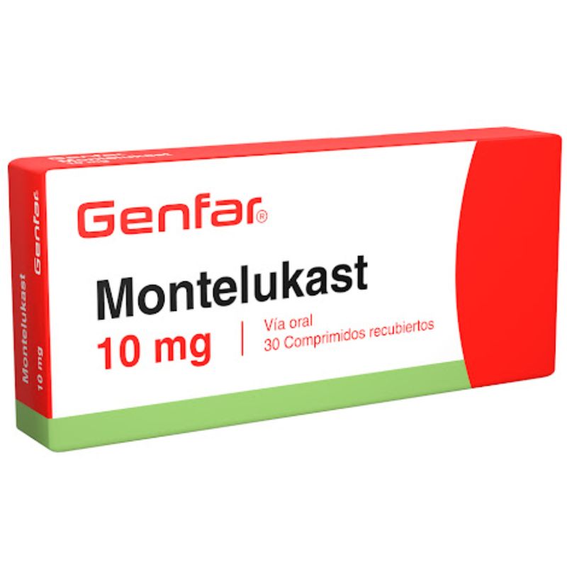 Antiasmático Montelukast Genfar 10 Mg