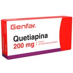 Antipsicótico Quetiapina Genfar 200 Mg