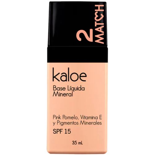 Base de Maquillaje Líquida Mineral Kaloe Tono Beige Frasco x 35 ml
