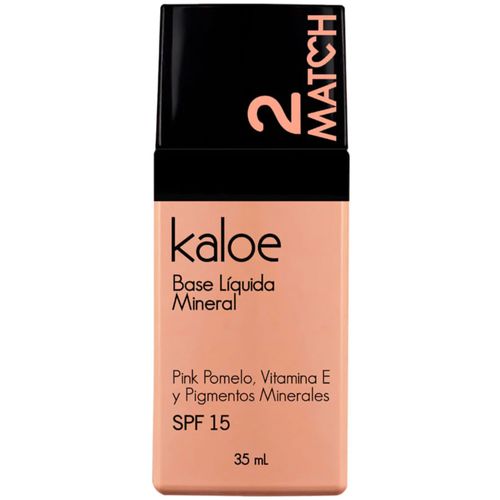 Base de Maquillaje Líquida Mineral Kaloe Tono Bronce Frasco x 35 ml