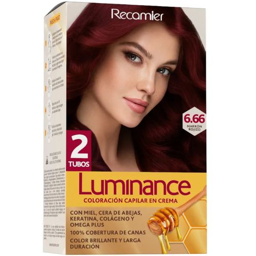 Tinte para Cabello Luminance Tono 6.66 Marrón Rojizo Estuche Doble Tubo
