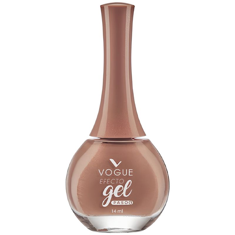 Esmalte Vogue Efecto Gel Tono Mocha 14 ml