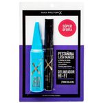 Pestañina Lash Maker Negro + Delineador Prebel