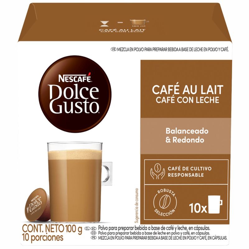 Nescafé Dolce Gusto Café con Leche 10 Caps