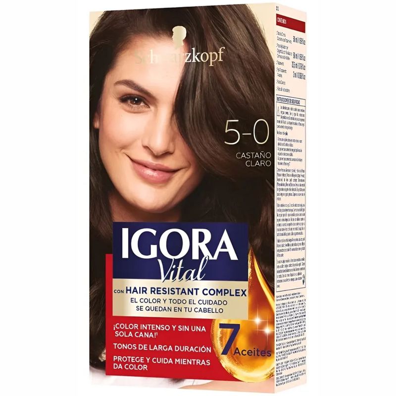 Igora Vital Castaño Claro 5-0 Tinte 50 Ml