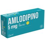 Amlodipino 5 Mg Caja X 10 Tabletas Laproff