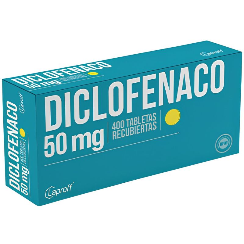 Diclofenaco 50 Mg Caja X 400 Tabletas Laproff
