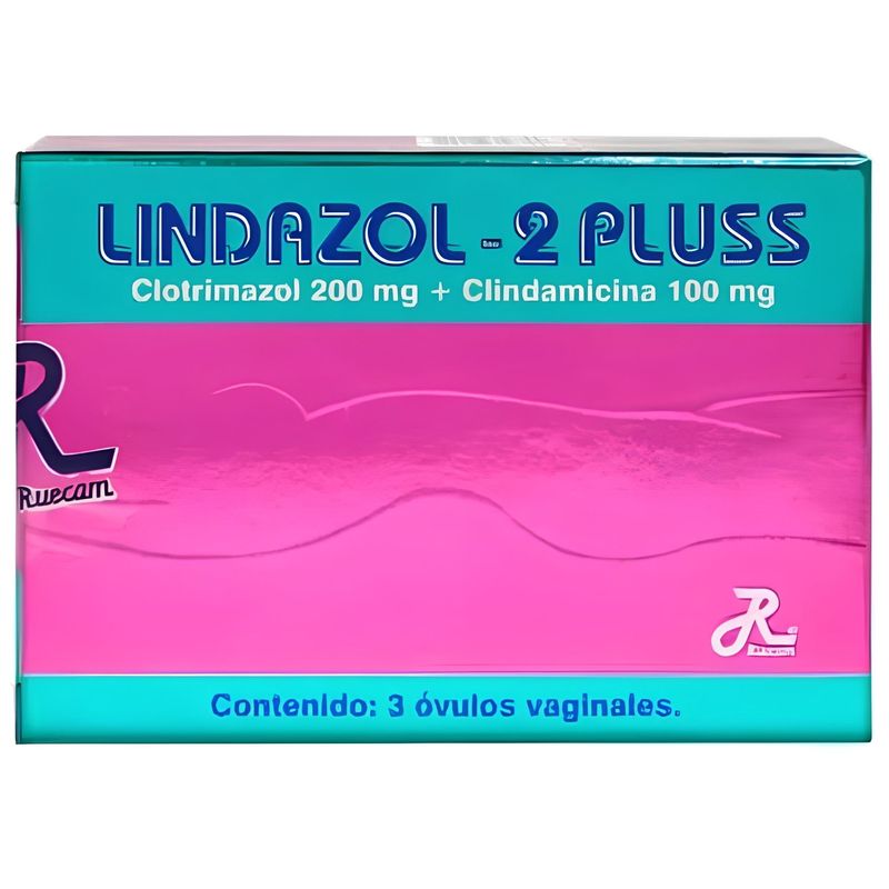 Lindazol-2 Plus Caja X 3 Ovulos Ruecam