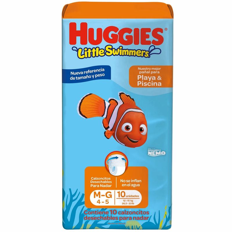 Pañal Huggies Piscina Talla Grande 10