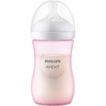 Biberón Avent Natural Respuesta Rosa 9Oz