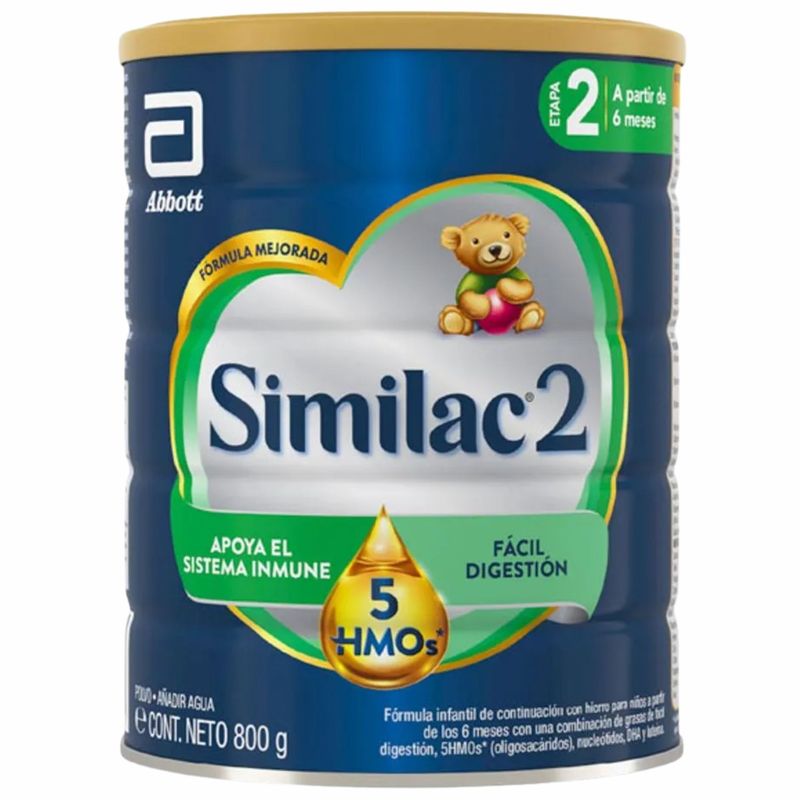 Similac 2 5HMO 800 gr leche polvo Abbott