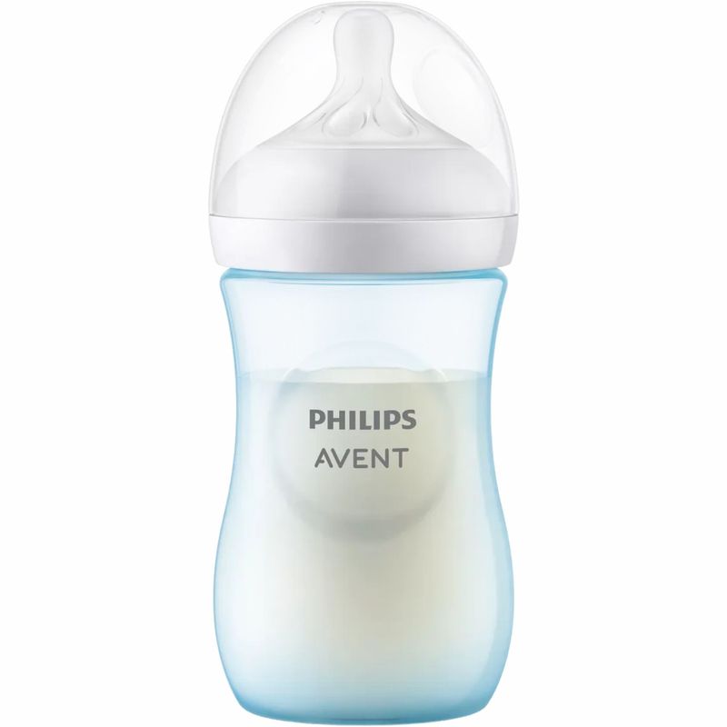 Biberón Avent Natural Respuesta Azul 9Oz