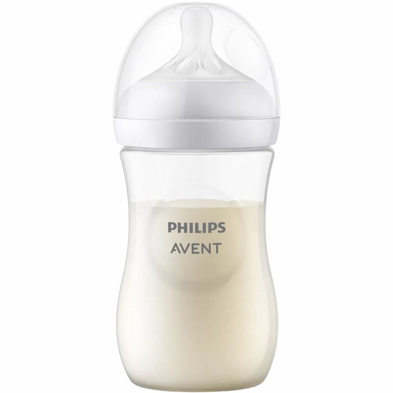 Biberón Avent Natural transparente 9 oz