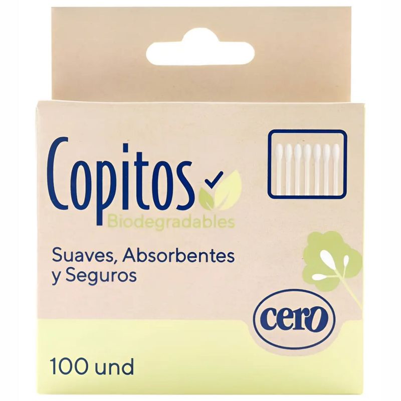 Cero Copitos Biodegradables x100 Unidades