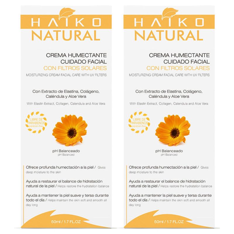 Crema Facial Humectante Haiko Tubo X 50 g