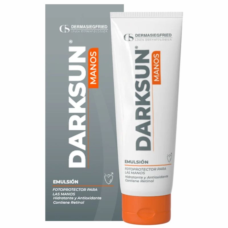 Crema de manos Darksun 1% tubo x60 gr