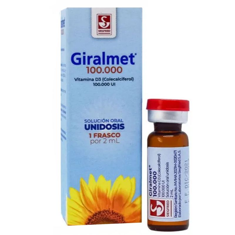 Giralmet 100000 UI Solución Oral 2 ml