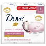 Jabón Dove Leche Coco 90 Gr 3 Unidades Unilever