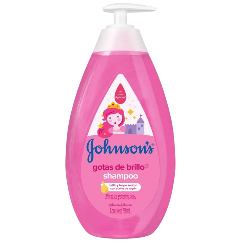 Johnson Baby champú gotas de brillo 750 ml