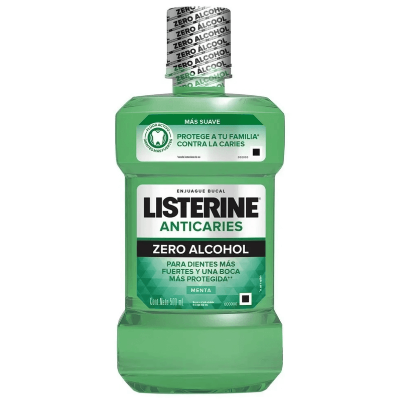 Enjuague Bucal Listerine Zero Anticaries 500 Ml