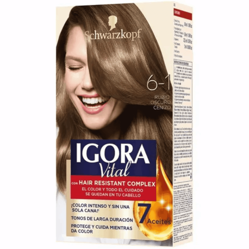 Igora Vital Rubio Oscuro Cenizo 6-1 50 Ml