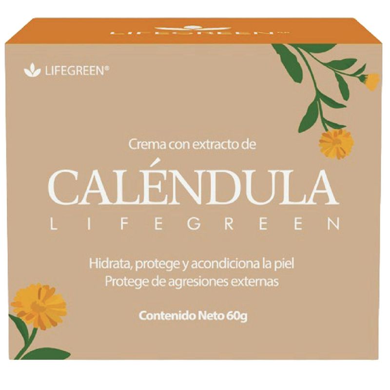 Lifegreen Crema de Caléndula - Pote X 60 g