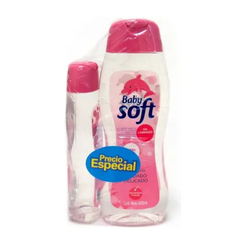 Shampoo Baby Soft Claro 400ml + 200ml