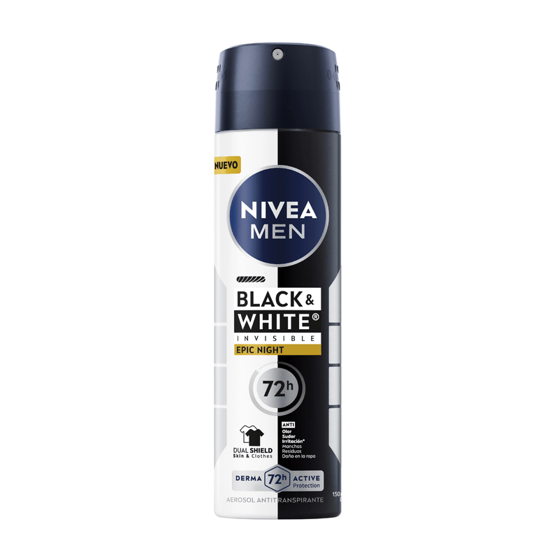 Desodorante Aerosol Nivea Black & White Epic