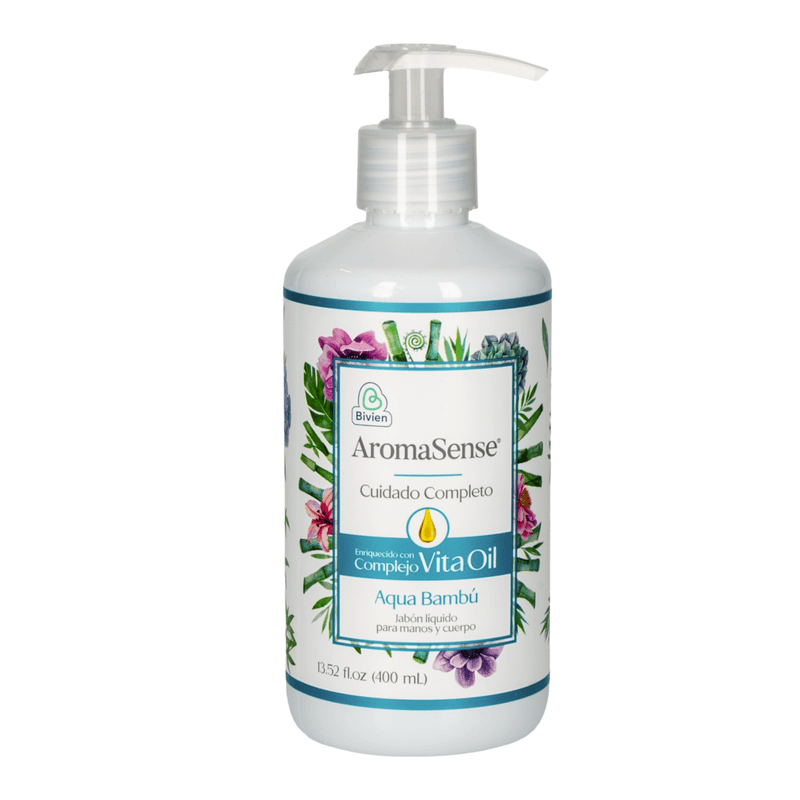 Jabón Líquido Corporal Aromasense Aqua Bambú