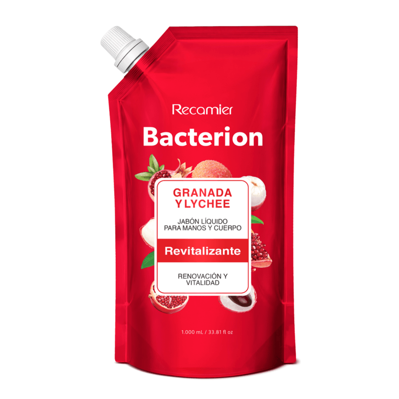 Jabón Líquido Bacterion Granada y Lychee