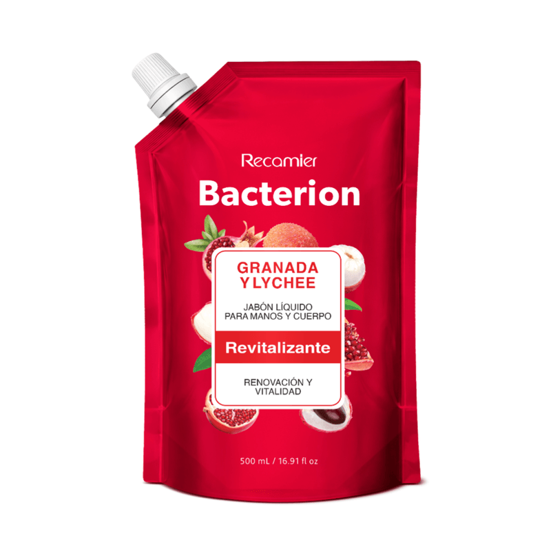 Jabón Líquido Bacterion Granada y Lychee