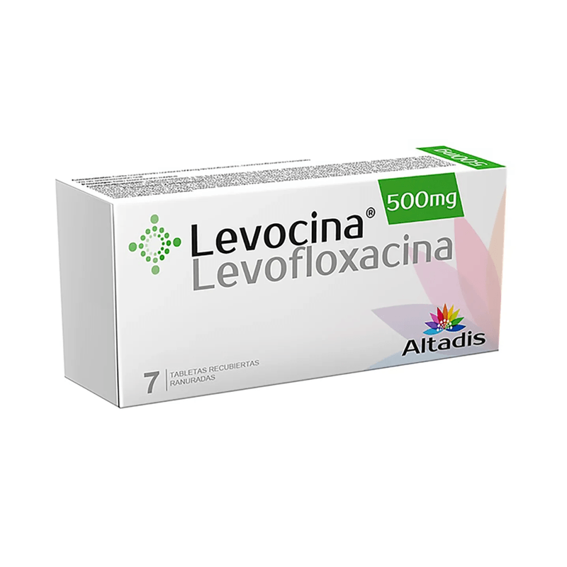 Levocina 500 mg Caja x 7 Tabletas Recubiertas