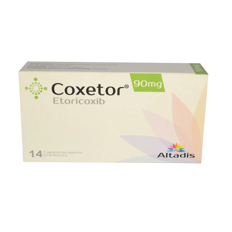 Coxetor 90 mg Caja x 14 Tabletas Recubiertas