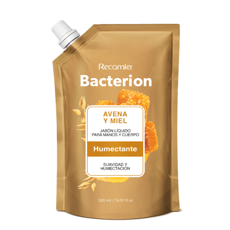 Jabón Líquido Bacterion Avena y Miel Repuesto