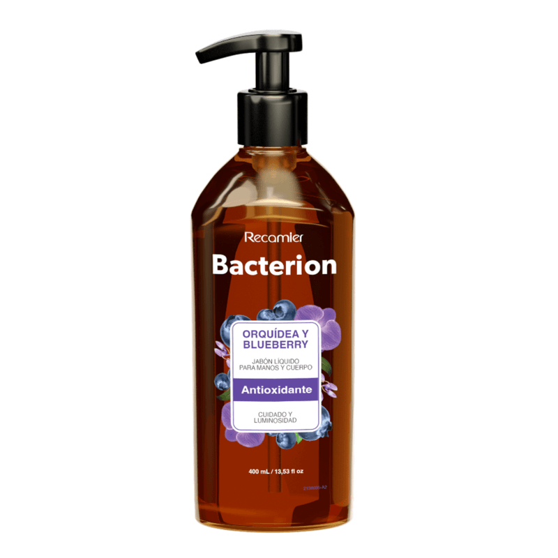 Jabón Líquido Bacterion Orquídea y Blueberry