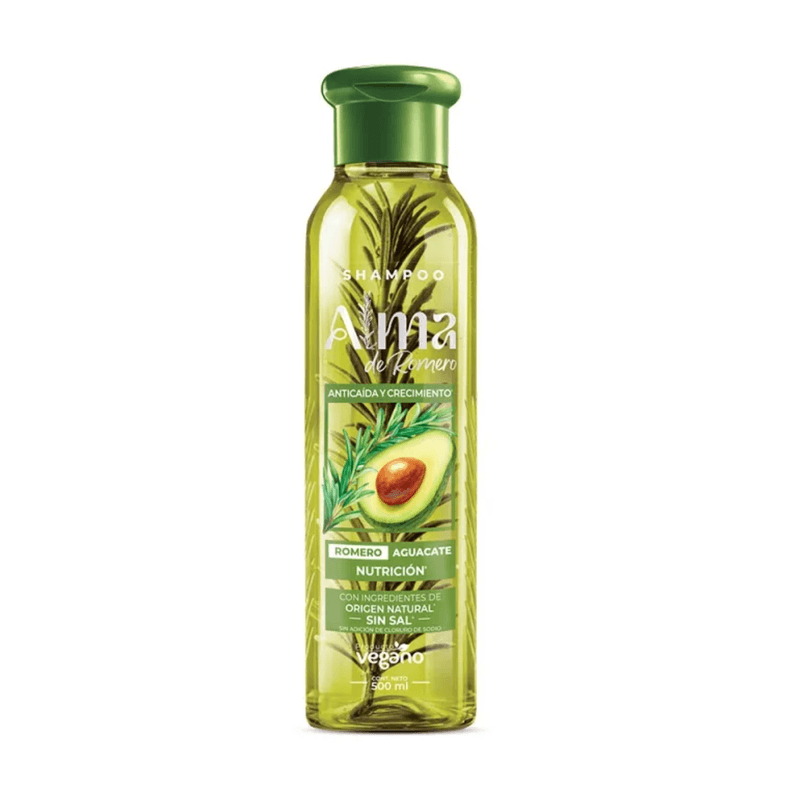 Shampoo Capilar Alma Romero y Aguacate x 500 ml