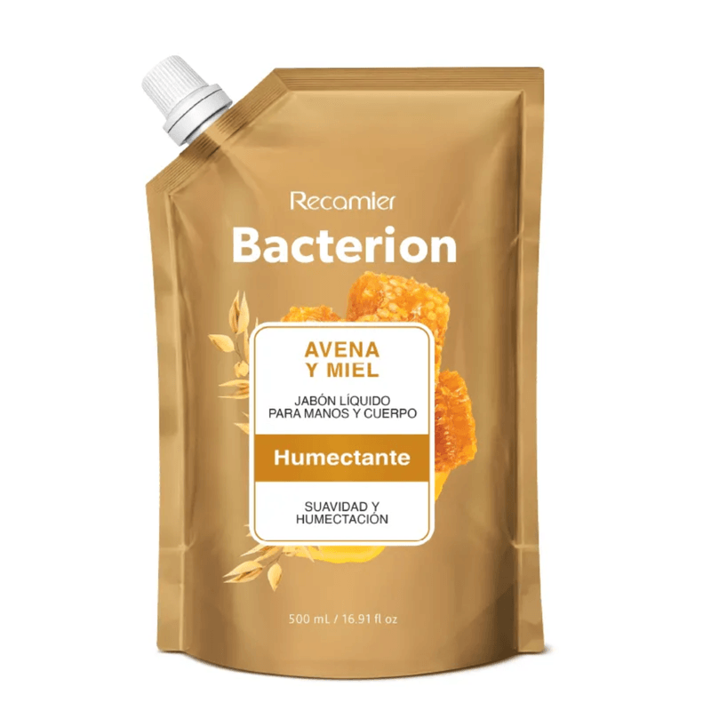 Jabón Líquido Bacterion Avena y Miel Repuesto